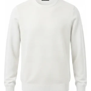 Sweater Tejido Hombre Cuello Redondo Hilo