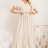 D_NQ_NP_2X_633255-MLC91213423977_082025-F-vestido-premium-largo-primavera-mujer-con-mangas-y-lazo