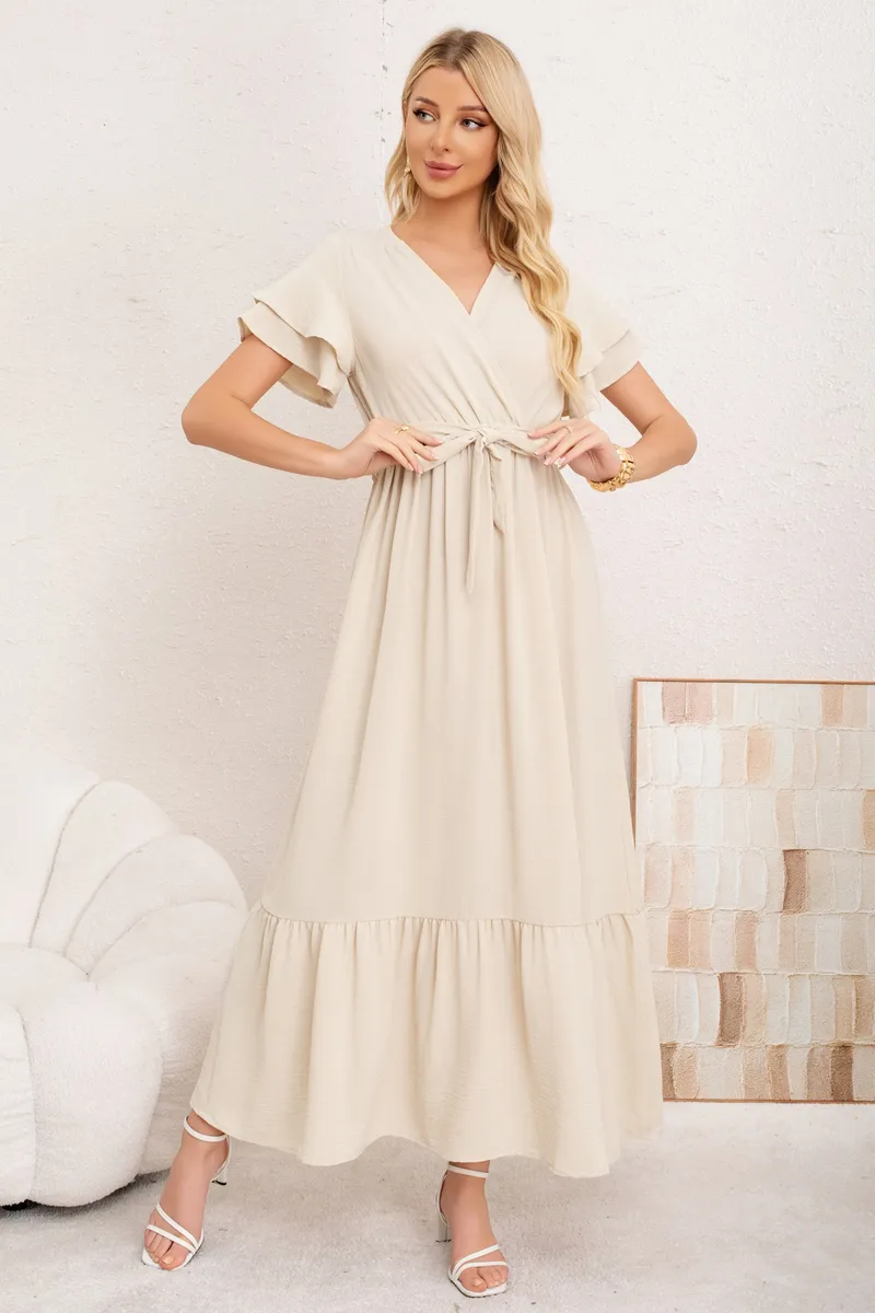 D_NQ_NP_2X_633255-MLC91213423977_082025-F-vestido-premium-largo-primavera-mujer-con-mangas-y-lazo