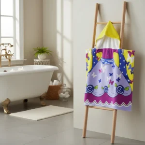 Toalla Playa Piscina Niño, Niña Capucha Diseños
