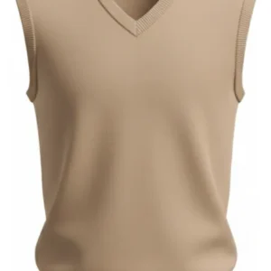 Sweater Sin Mangas Hombre Cuello V, Excelente Calidad