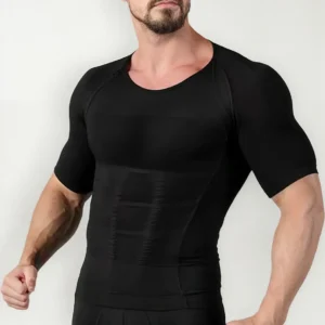 Polera Compresión Hombre Faja Camiseta Reductora Hombre