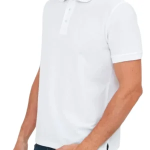 Polera Piqué Hombre Premium Textura Suave. 3 Botones Uv .m16