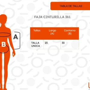 Faja Post Parto, Cinturilla. Bandas Ajustables. Modeladora