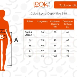 Calza Lycra Deportiva Mujer Tiro Alto Dupont Tela Altobrillo