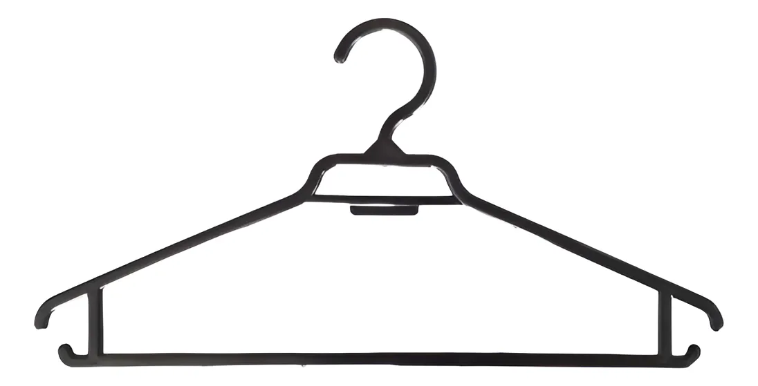 D_NQ_NP_2X_730002-MLC89687339034_082025-F-pack-15-colgadores-ropa-negro-percha-gancho-antideslizante