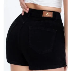 Mini Falda Short Jeans. Mujer Full Elasticada. Botones