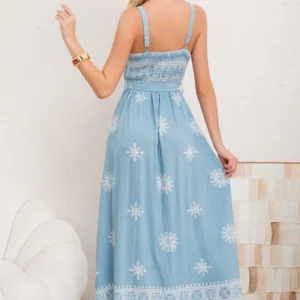 Vestido Largo Primavera Mujer. Diseños Y Colores Con Lazo
