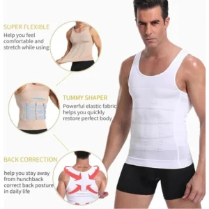 Faja De Compresión Para Hombre Tipo Musculosa Reductora.