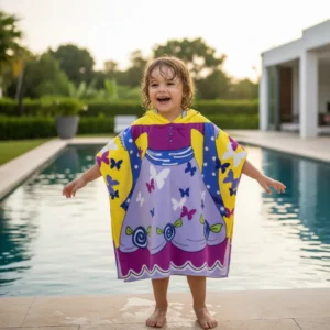 Toalla Playa Piscina Niño, Niña Capucha Diseños