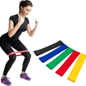 Pack 5 Bandas Elásticas. Resistencia. Pilates, Fitness, Yoga