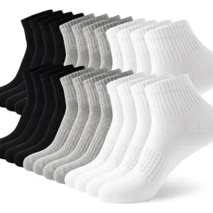 Pack 12 Pares Calceta Deportiva Premium Bambú Algodón Media