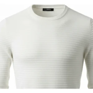 Sweater Tejido Hombre Cuello Redondo Hilo