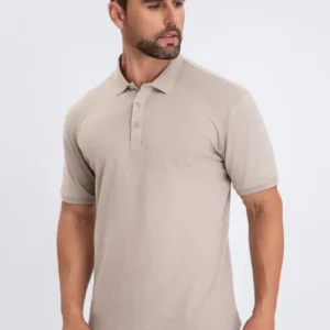Camisa Breeze Slim Fit, Hombre Verano. Cuello V, Botones