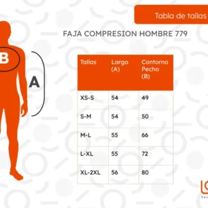 Pack 2 Polera Compresión Hombre Faja Camiseta Reductora