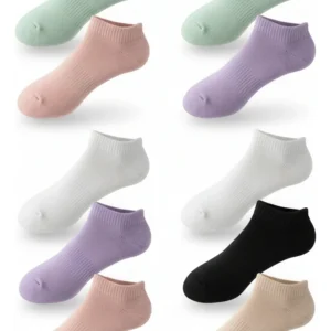 Pack 12 Pares Calceta Deportiva Premium Bambú Algodón. Mujer