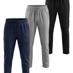 Pack 3 Pantalón Buzo Hombre Algodón Jogger Deportivo Oferta!