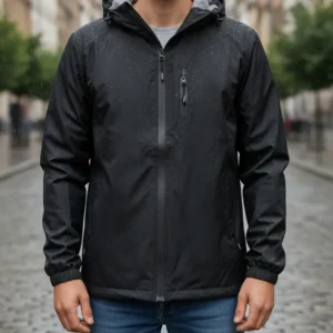 Chaqueta Deportiva Corta Viento Impermeable. Parka Liviana