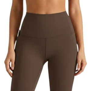 Calza Corta Mujer, Short Deportivo Tiro Alto, Bolsillos