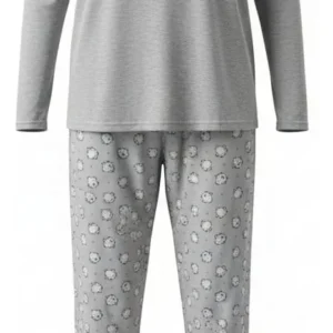 Pijama Mujer Manga Larga. Pantalón Y Polera. Diseños